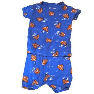 Baby Gap Pixar, Blue Finding Nemo Kids Pajama Set 18-24 Months Like New